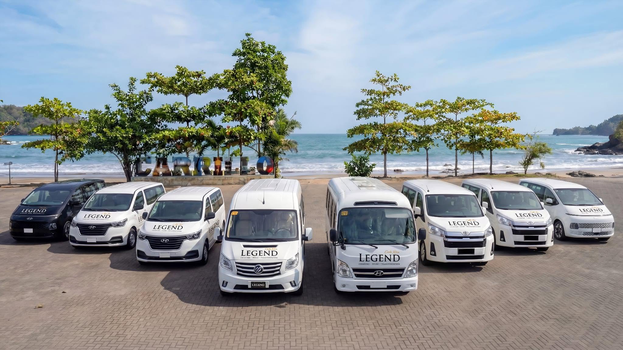 The Legend Costa Rica fleet on Playa Carrillo